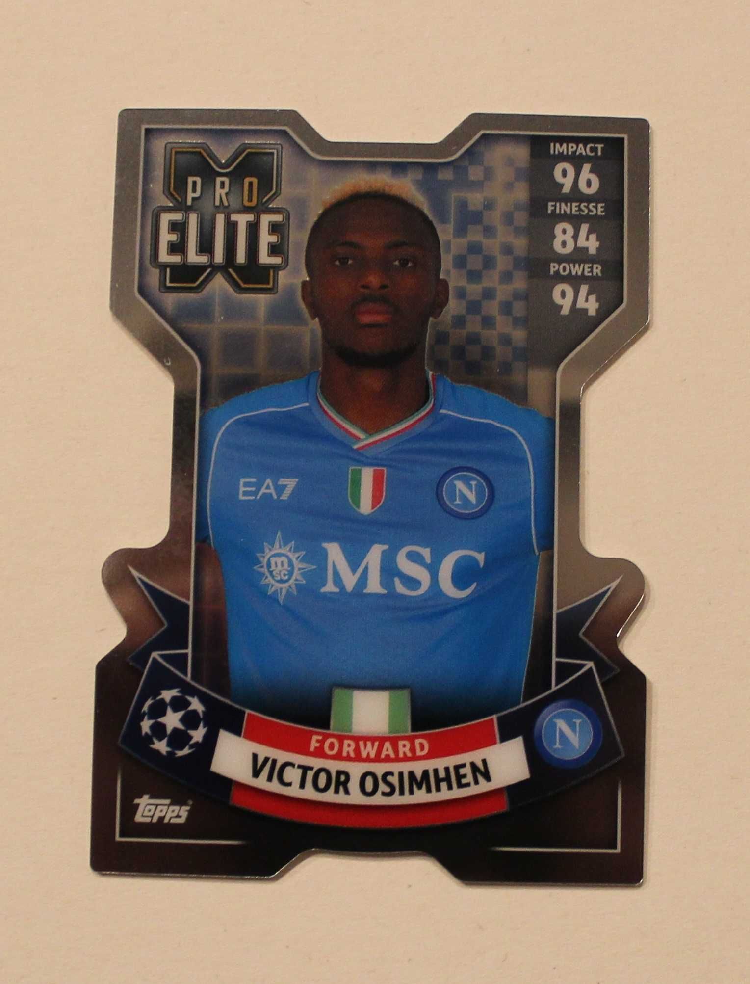 Victor Osimhen SSC Napoli karta Pro Elite Topps Match Attax Extra 2024