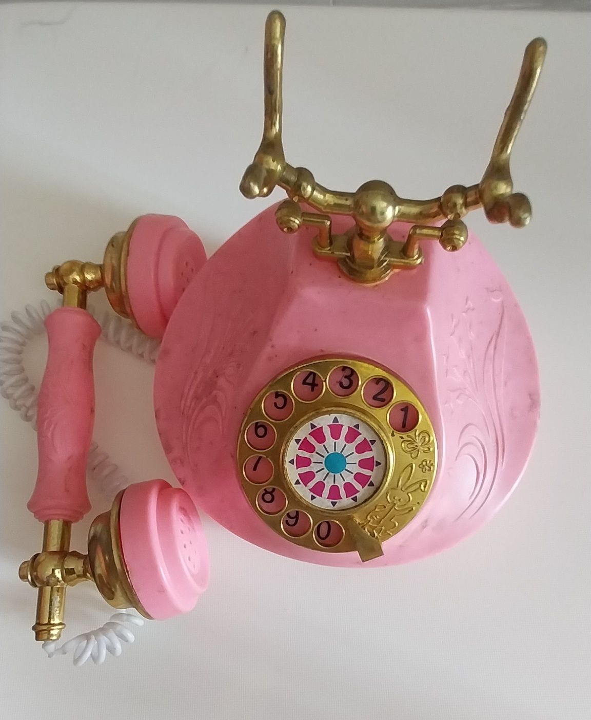 Brinquedo antigo telefone mealheiro