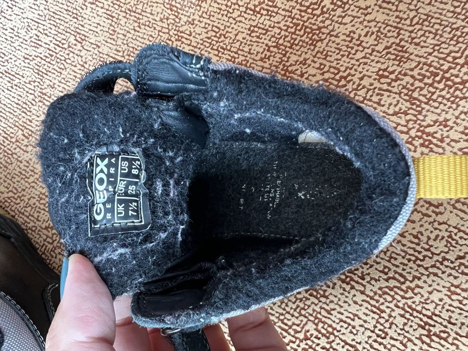 Черевики теплі  Geox TERAM 25 р 15 см устілка на флісі з мембраною