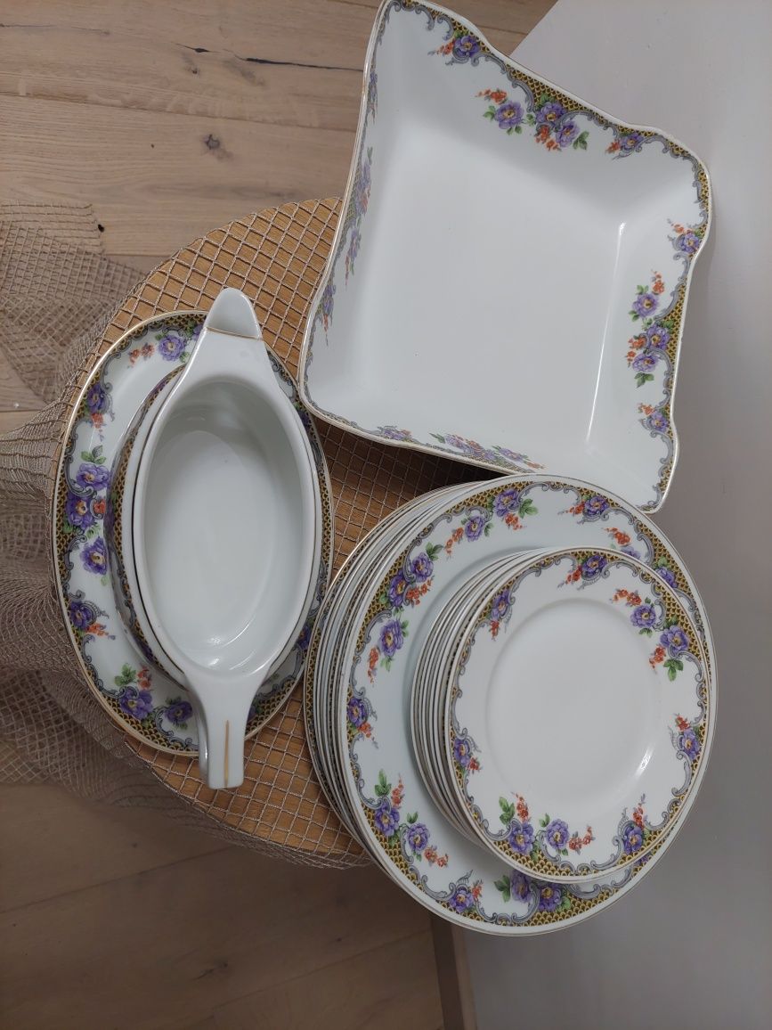 Zestaw porcelanowy Ćmielów