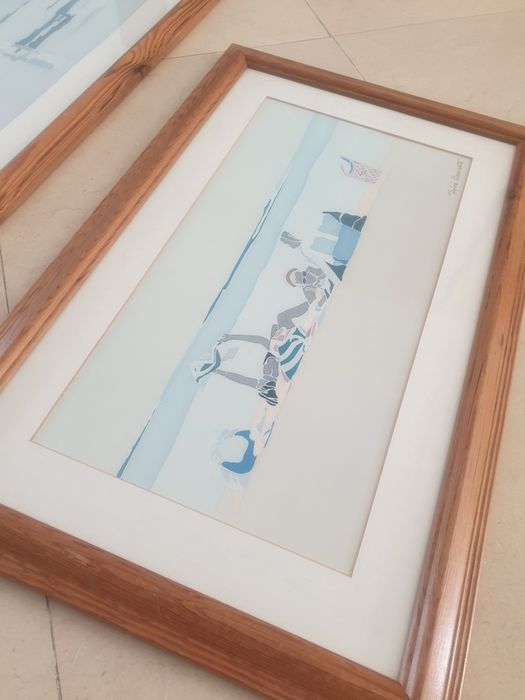 Três aguarelas  Sylvie Bernardette