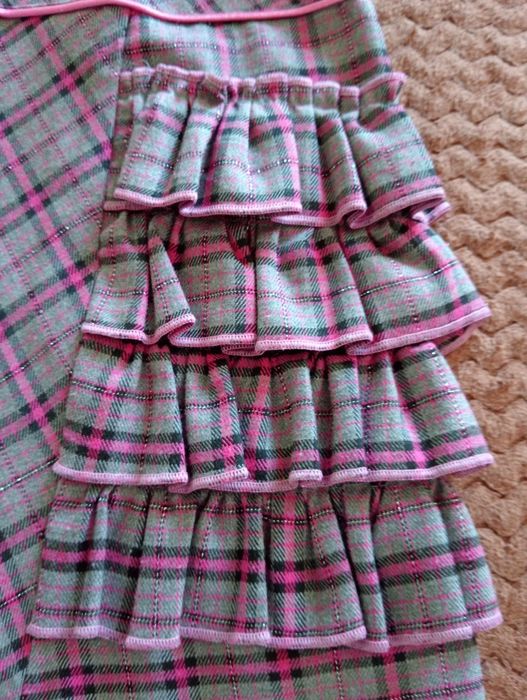 Spódnica w kratę dla dziewczynki