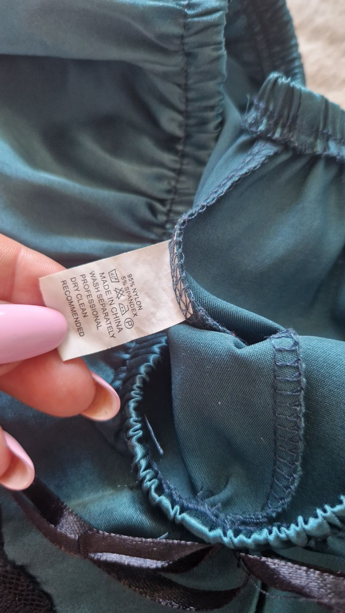 Seksowna piżama top i spodenki na gumce S/M