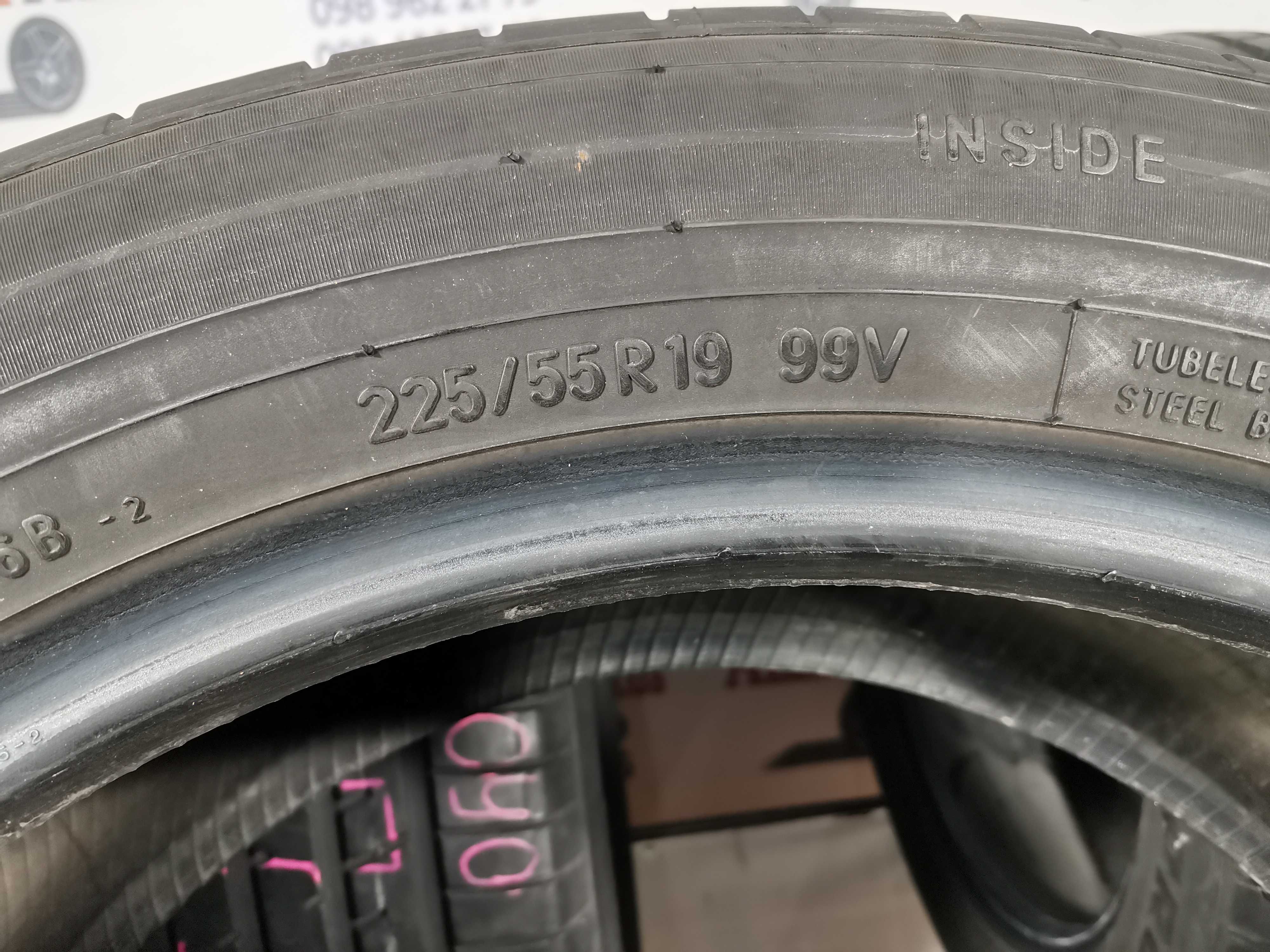 4 шт. 225/55 R19 Toyo Proxes R36 літні шини б/у