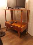 Stolik pod telewizor PRL/ Retro ( wysoki połysk)