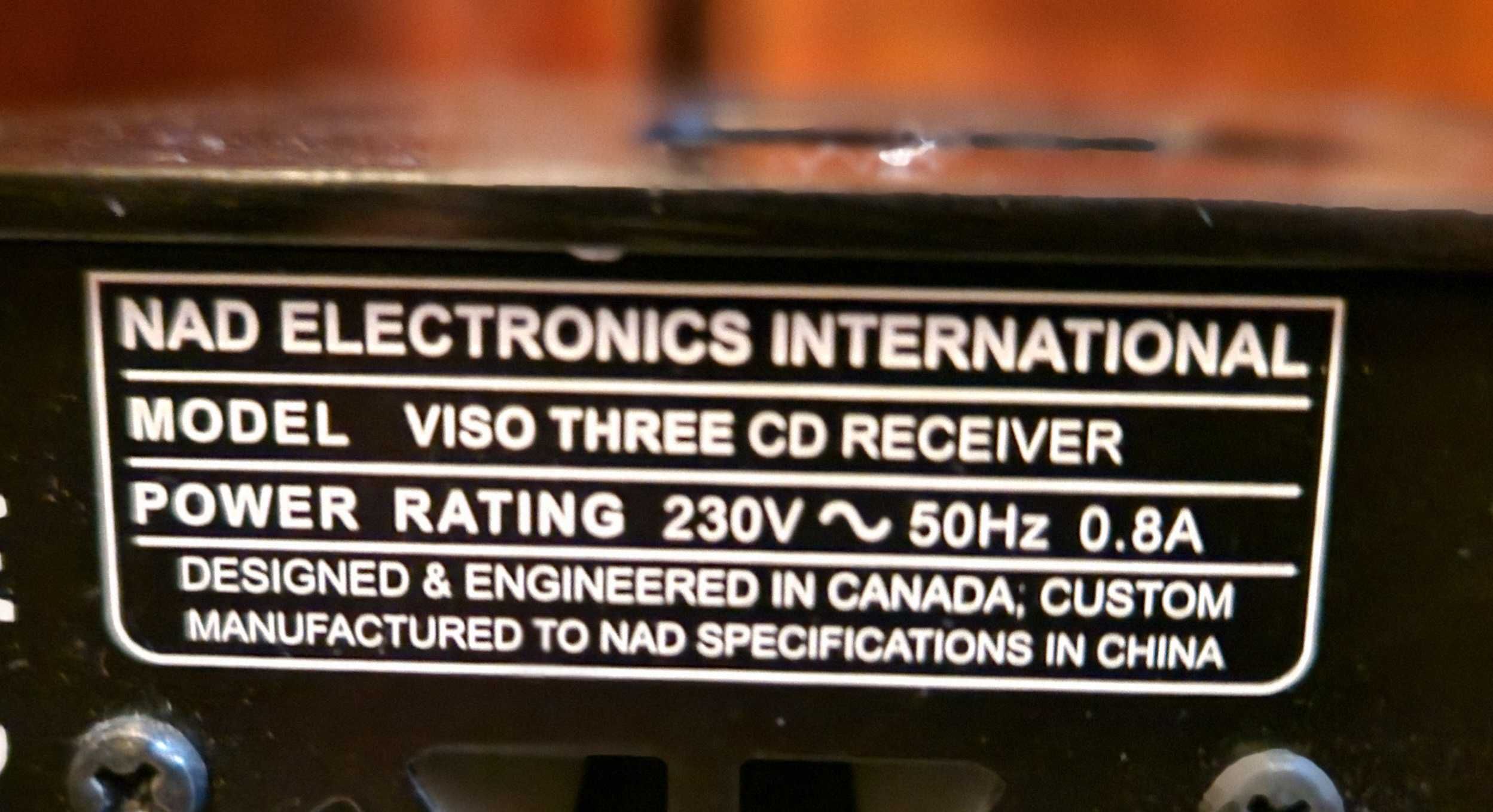 NAD Viso Three - Amplituner z CD