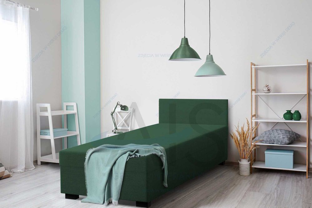 Tapczan jednoosobowy EKO łóżko hotelowe sofa kanapa pojedyncze SOLIDNE