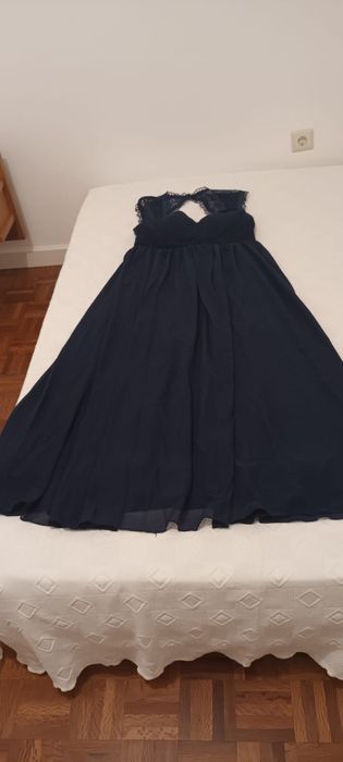 Vestido de cerimónia azul marinho Novo