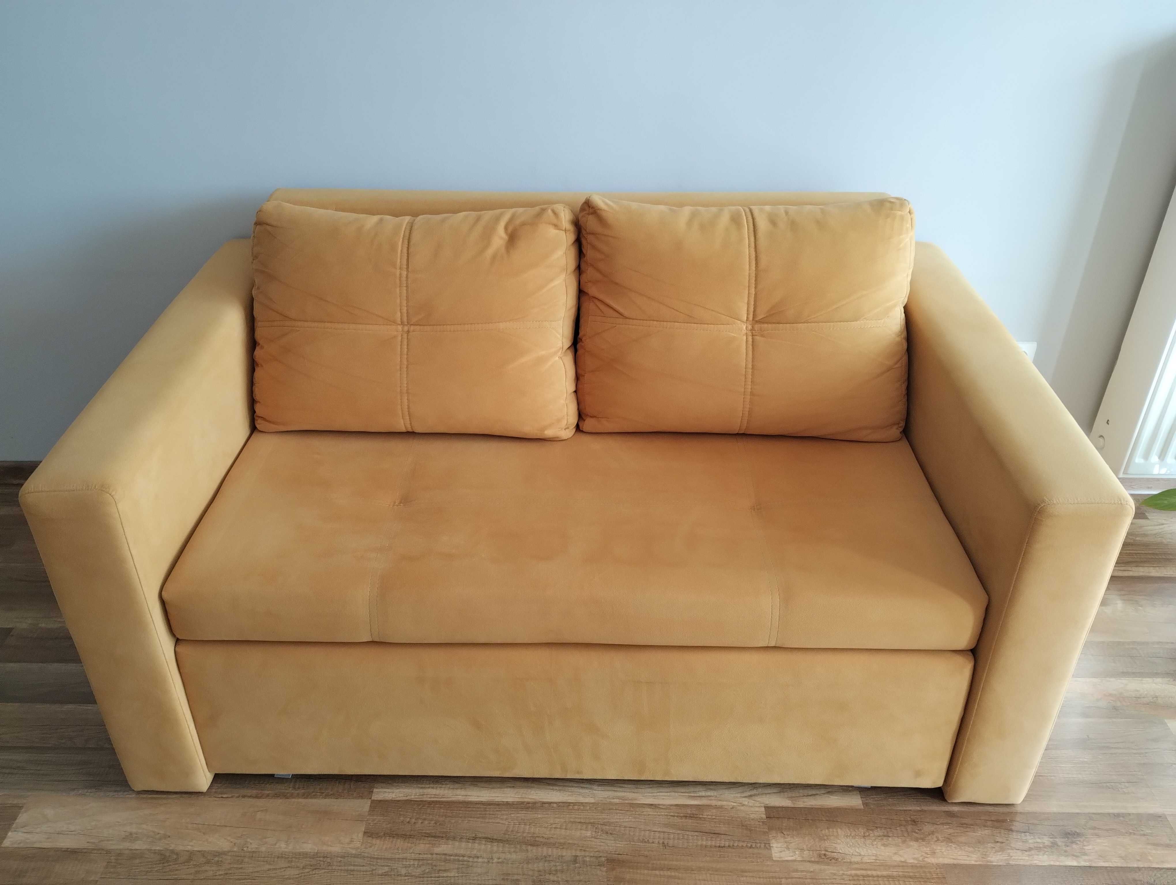 Sofa 2 osobowa rozkładana Black Red White
