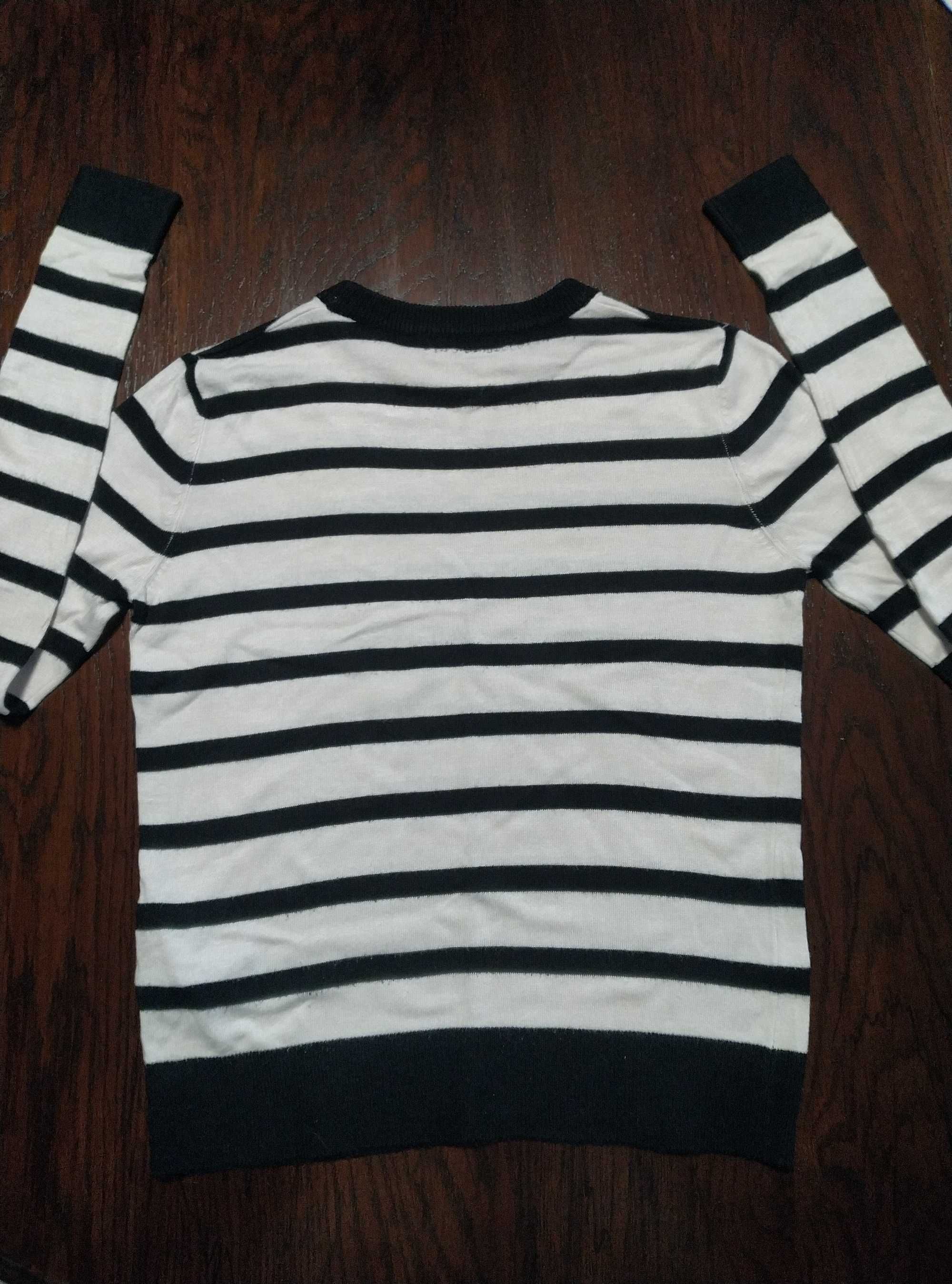 Sweter bluzka w paski Sinsay r.XS długi rękaw