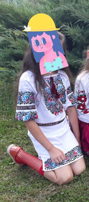 Вишиване плаття для дівчинки