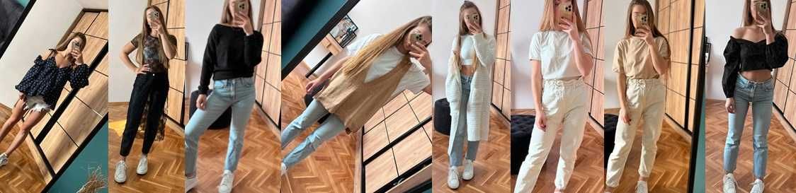 Paka ubrań górna część odzieży 14!sztuk asos zara stradivarius