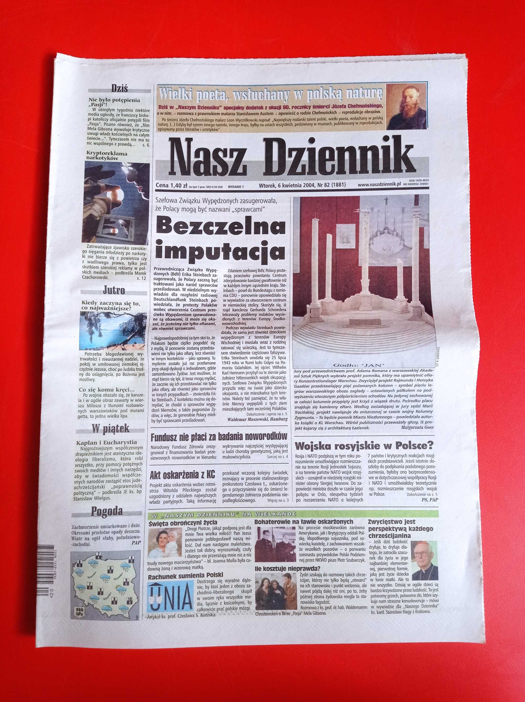 Nasz Dziennik, nr 82/2004, 6 kwietnia 2004