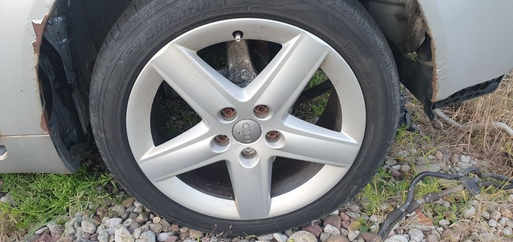 Felgi aluminiowe 17 cali 5x112 audi a4 b6 s4 a6 c5 komplet yokohama