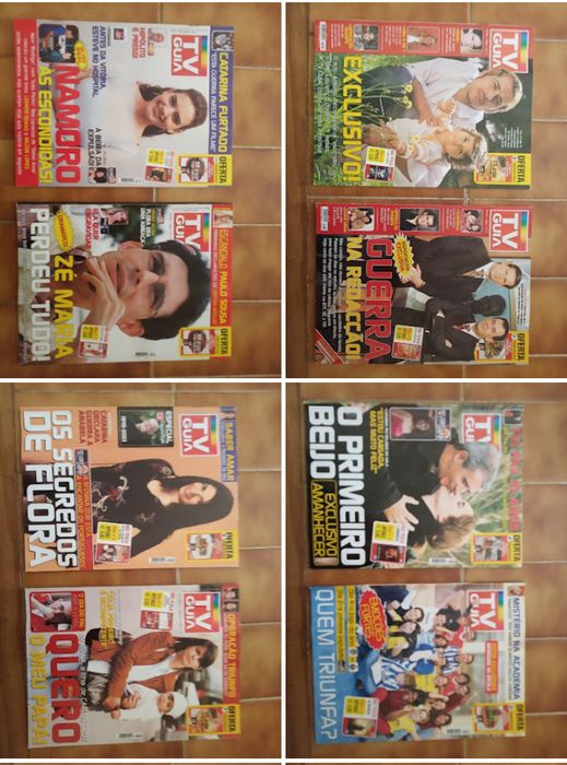 Lote de revistas TV GUIA
