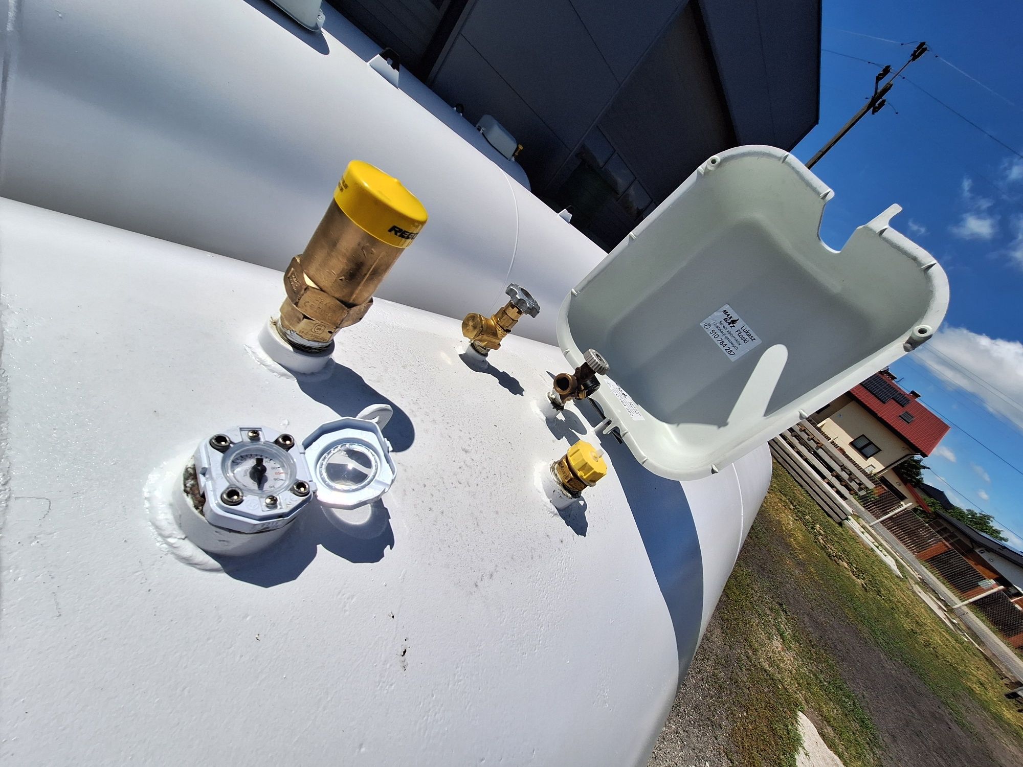 Zbiornik na gaz 4850 używany LPG butla gazowa propan butan suszarnia