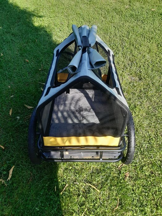 Przyczepka rowerowa dla psa zciągany kontener nowa