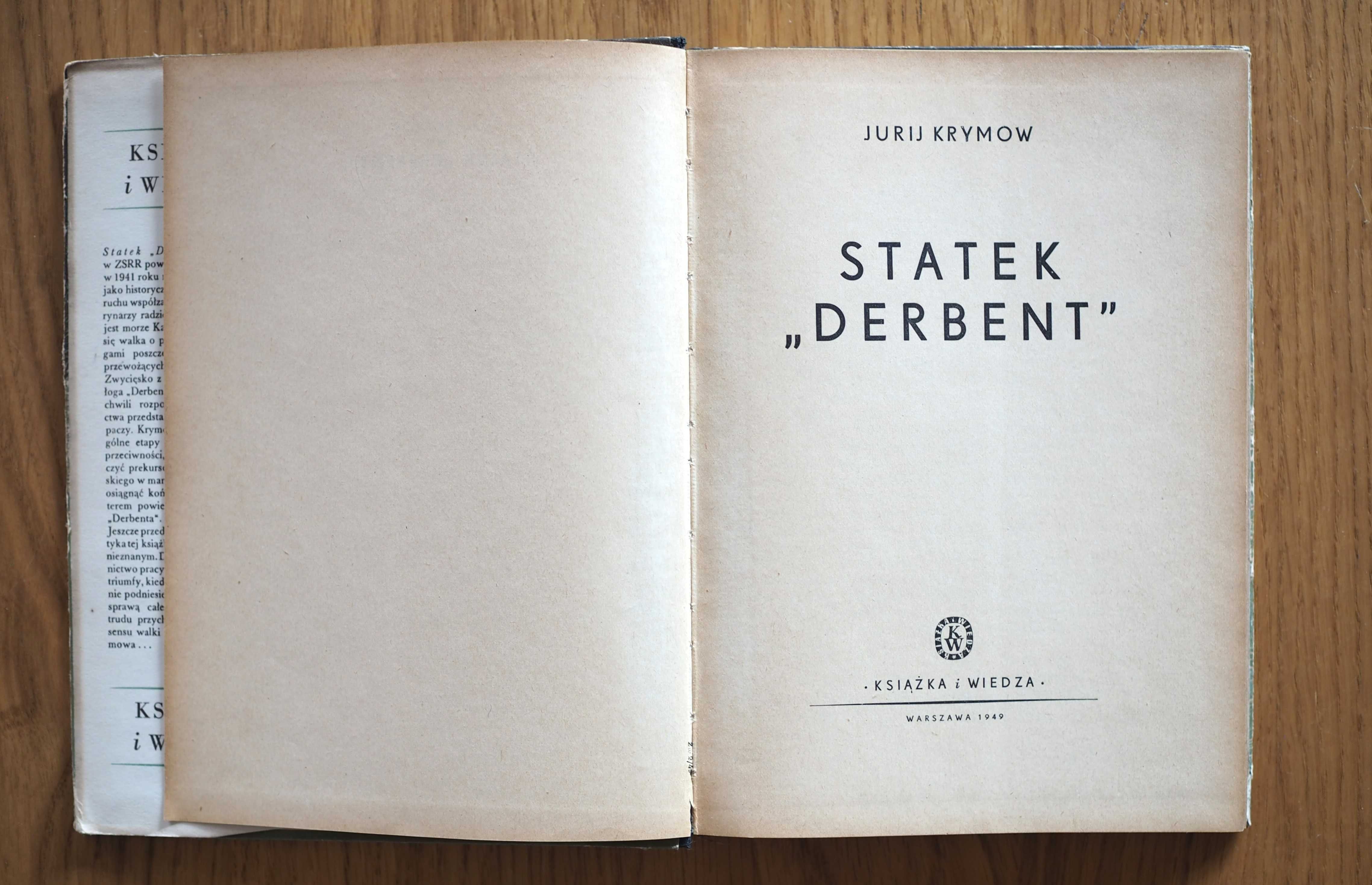 Statek Derbent Krymow 1949