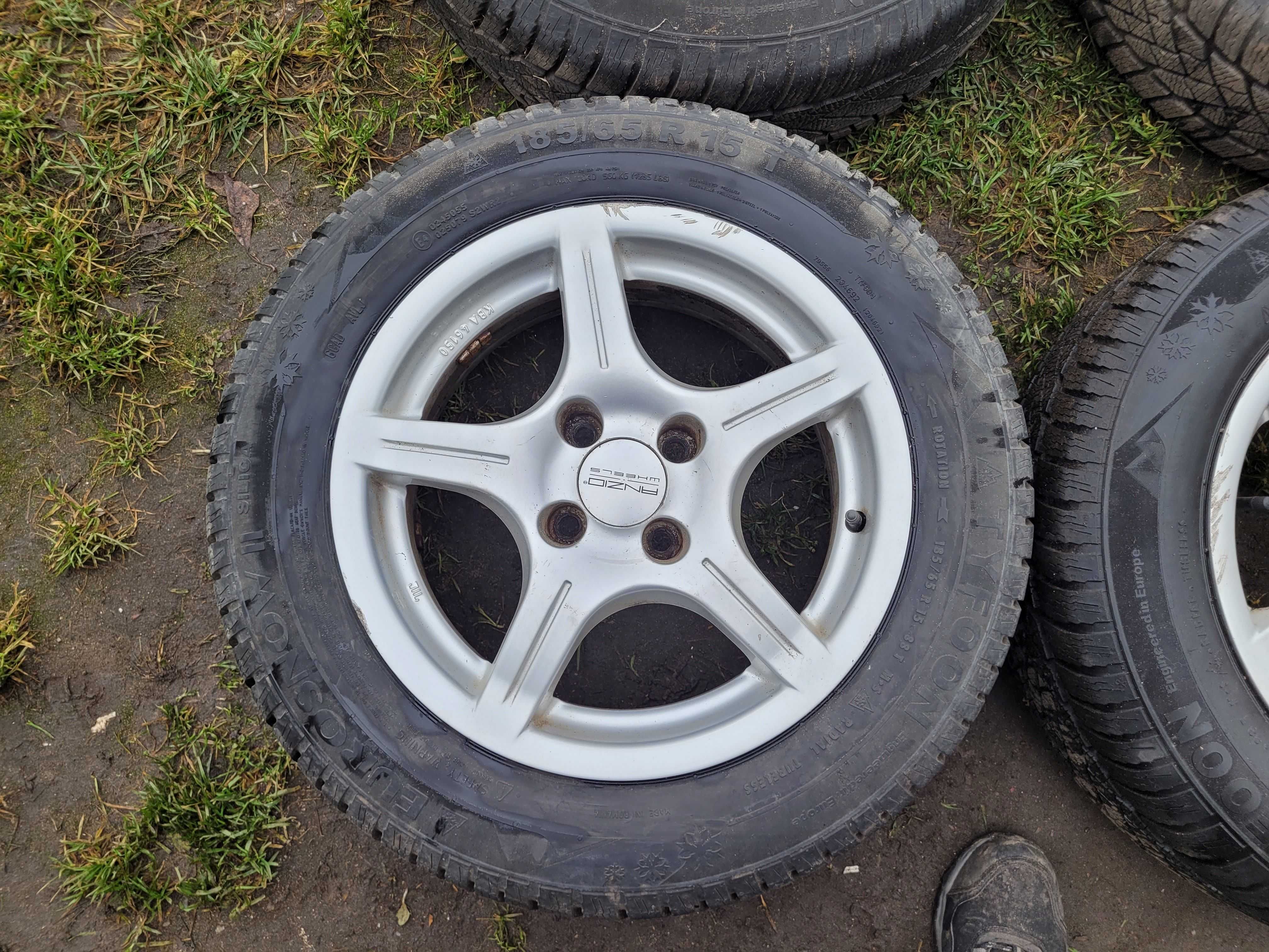 Alufelgi koła felgi R15 OPEL CORSA D 4X100 opony 185/65r15 8mm