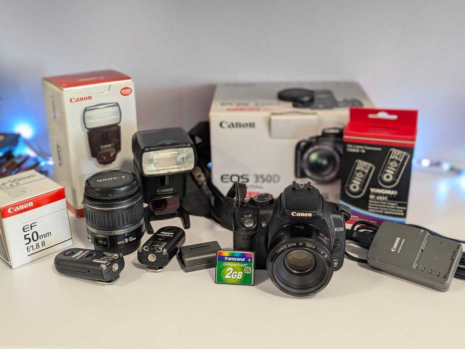Canon EOS 350D Canon EF 50mm f/1.8 II Speedlite 430 Yongnuo RF-603C II