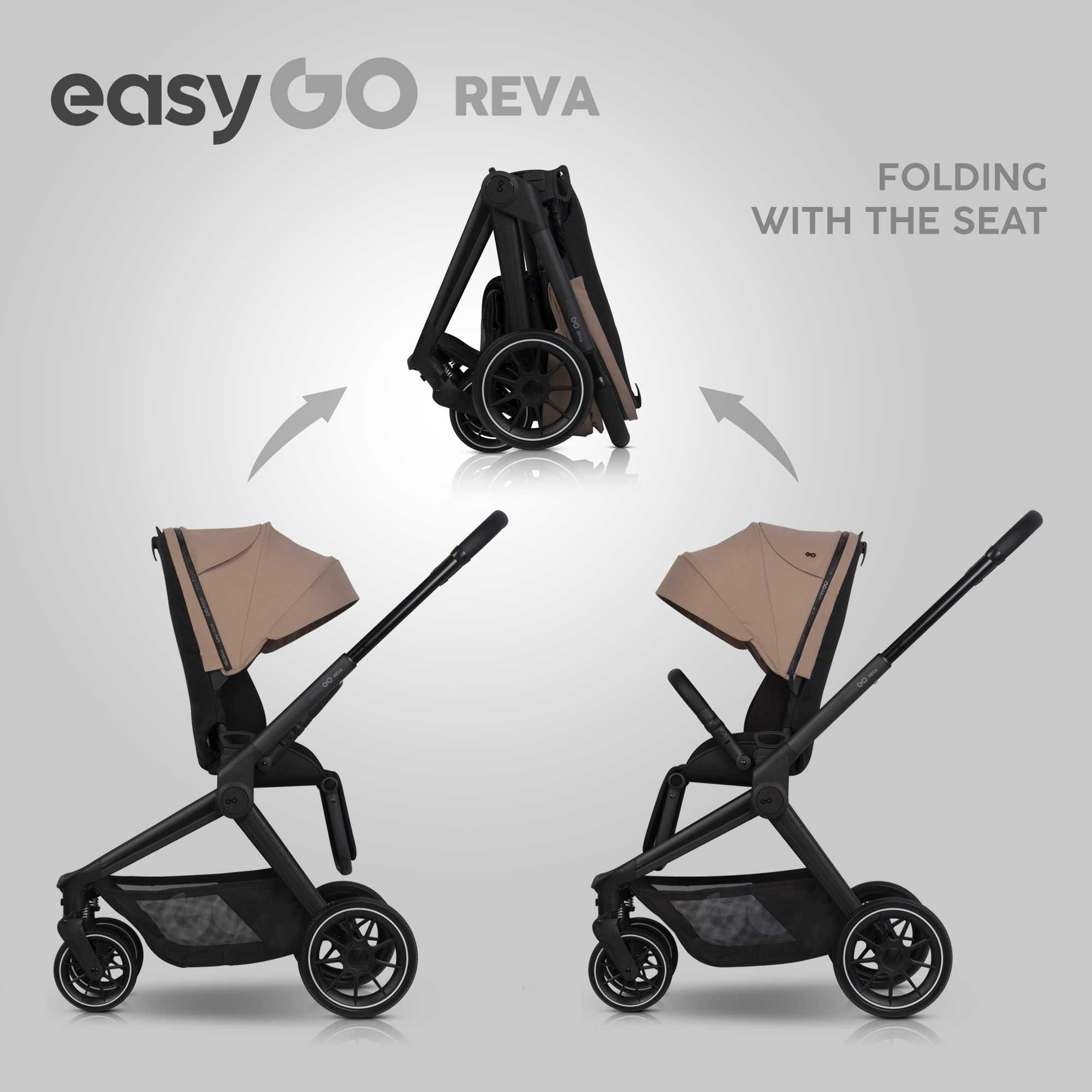Easy Go Reva kompaktowy wózek 2w1
