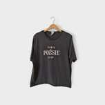 T-shirt damski szary z nadrukiem H&M
