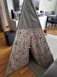Namiot tipi dla dzieci szary fun with mum