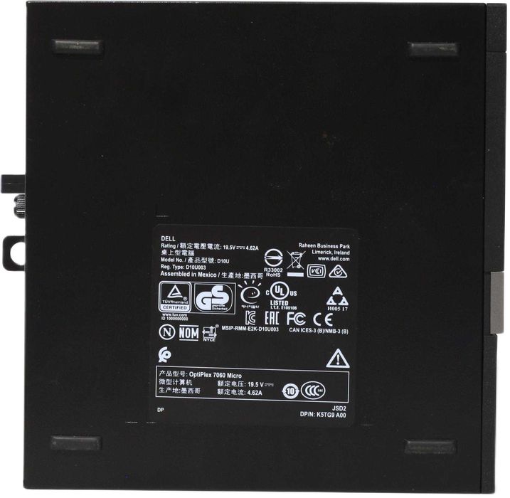 Неттоп Dell OptiPlex 7060 Micro (i7-8700T/8GB DDR4/m.2/WIN)