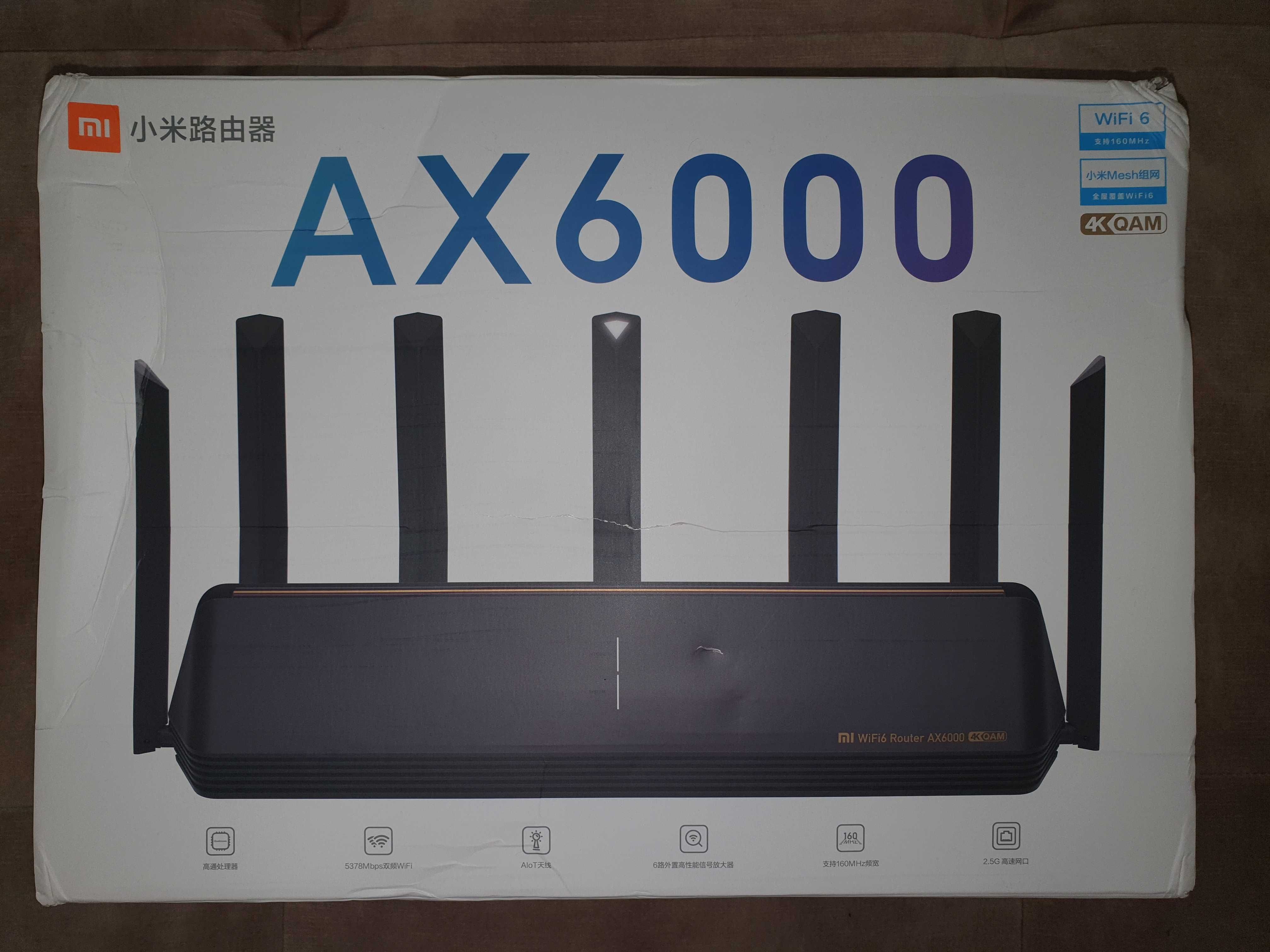 Роутер Xiaomi Mi Router AX6000 WiFi6