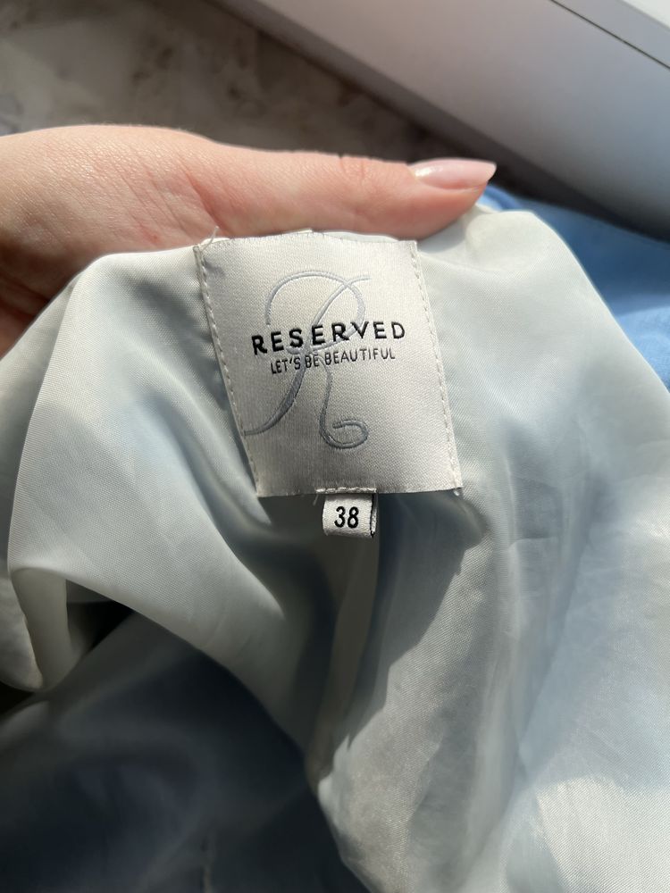 damska niebieska marynarka Reserved