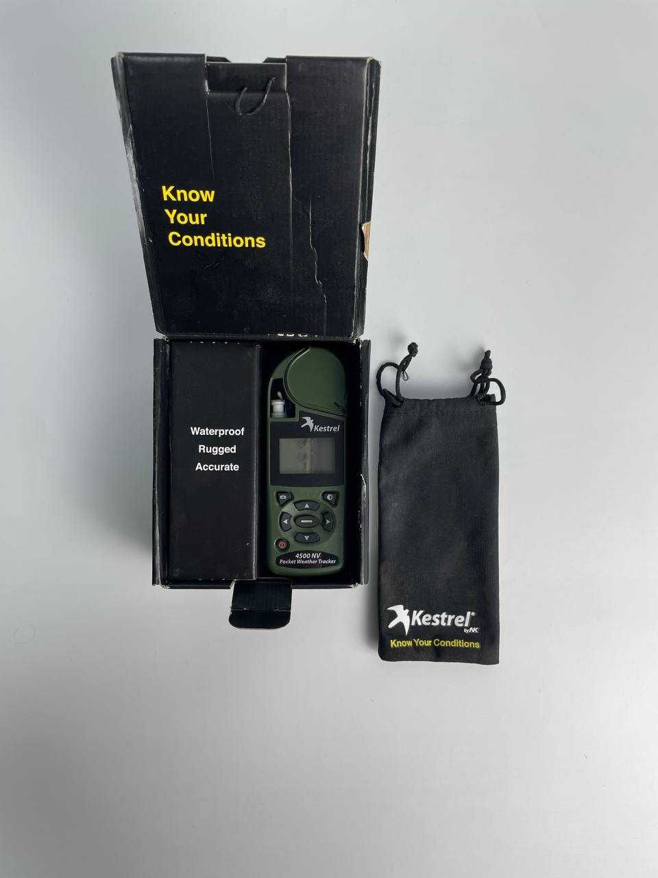 Портативна метеостанція Kestrel 4500NV Pocket Weather Tracker, олива