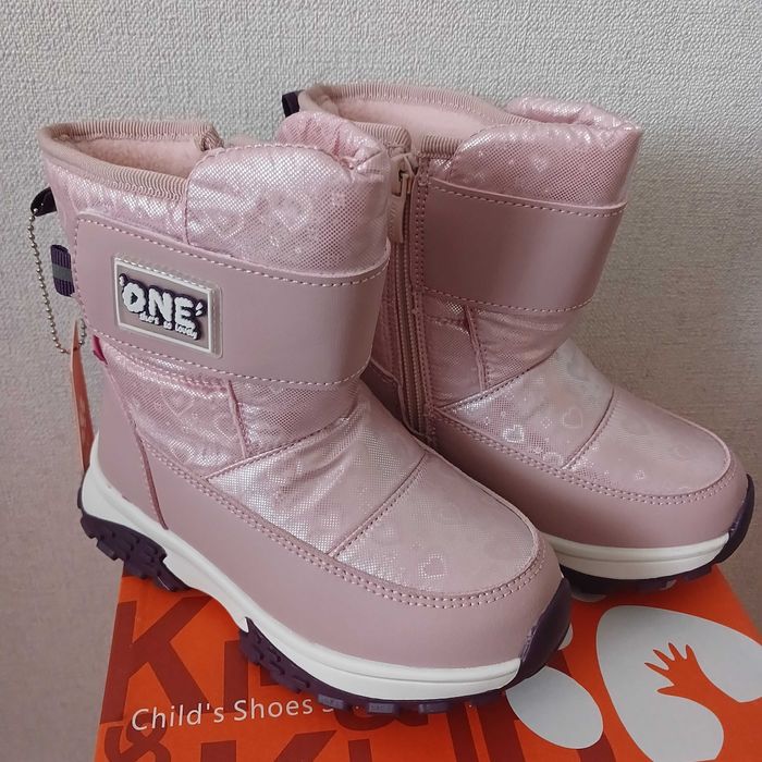 Чобітки зимові для дівчинки bi&ki 27-32 р