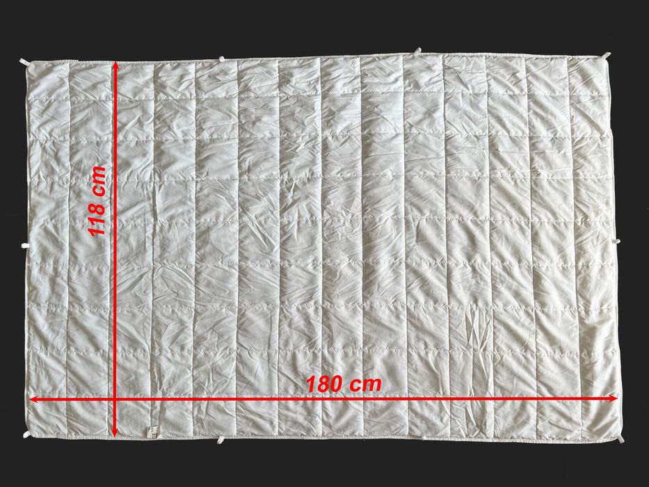 Cobertores Pesados 180x118cm e 98x148 cm indicado para dormir melhor