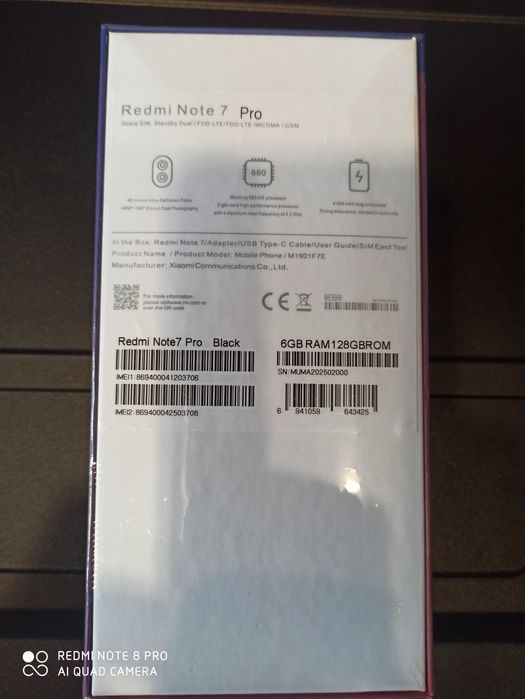Xiaomi Redmi Note 7 Pro 6/128GB Nowy