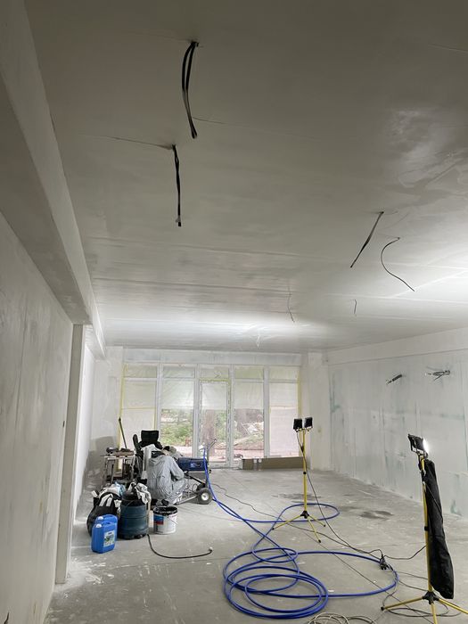 Шпаклевка стен, покраска стен, малярные работы, маляр