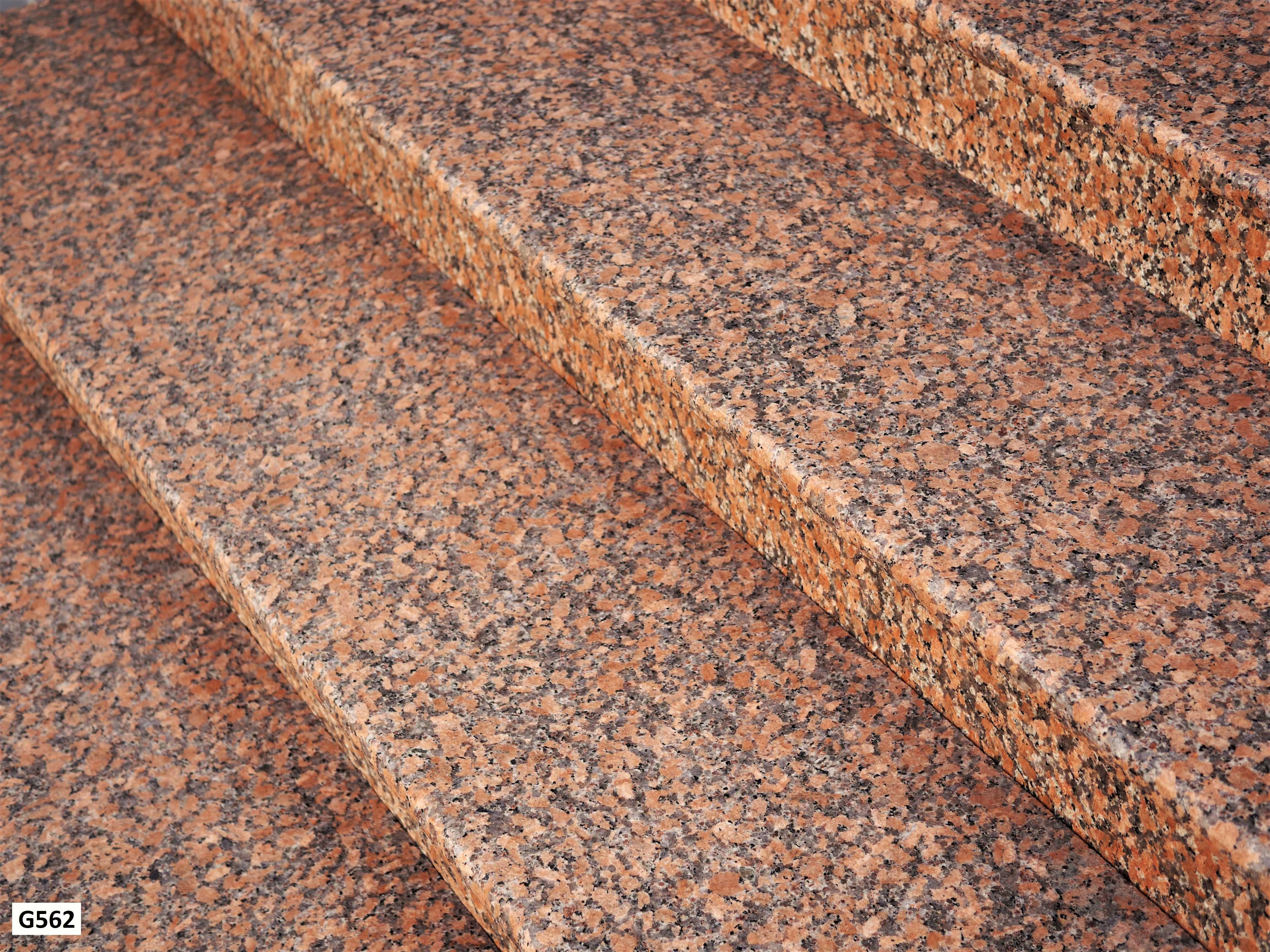 Podstopień granitowy 100, 120, 150, 180, 200x15x2 płomień poler kolory