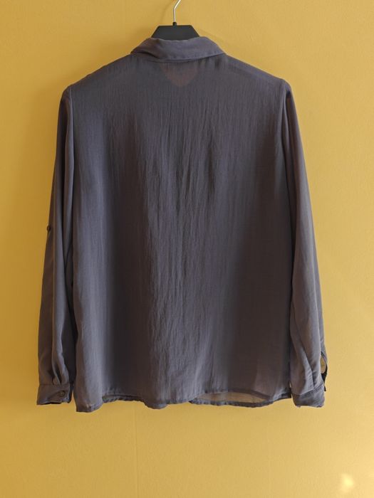 Czarna prześwitująca koszula marki Clockhouse