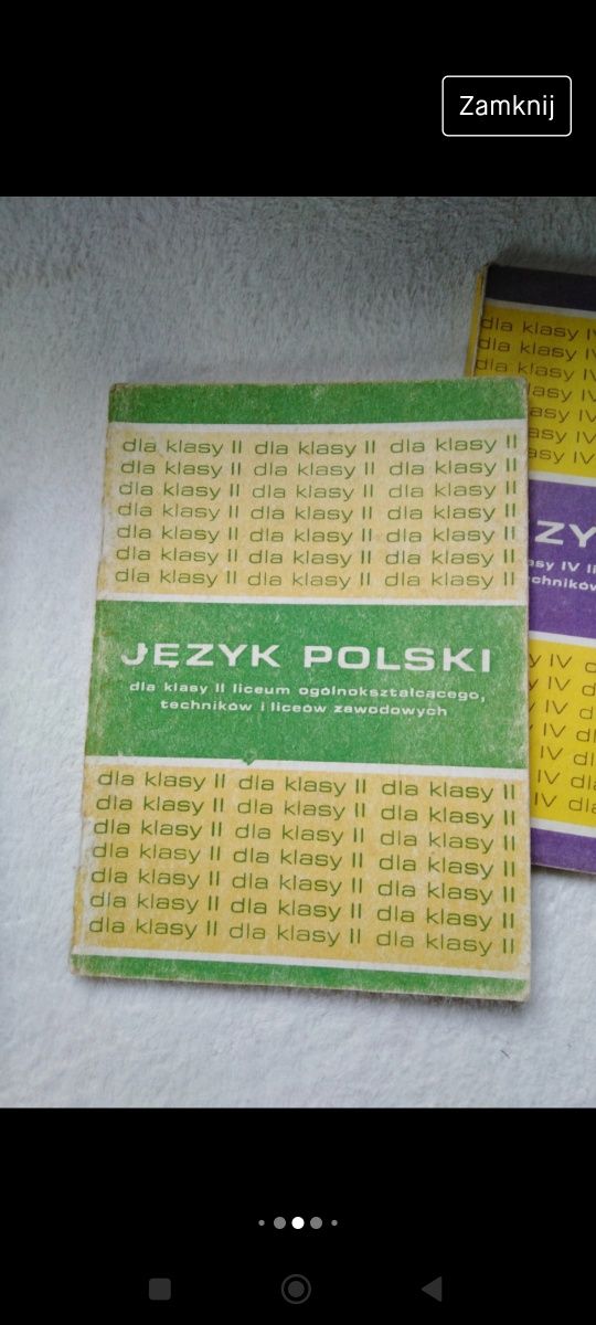 3 książki do języka polskiego 1,2 4 klasa
Cena za wszystkie książki.