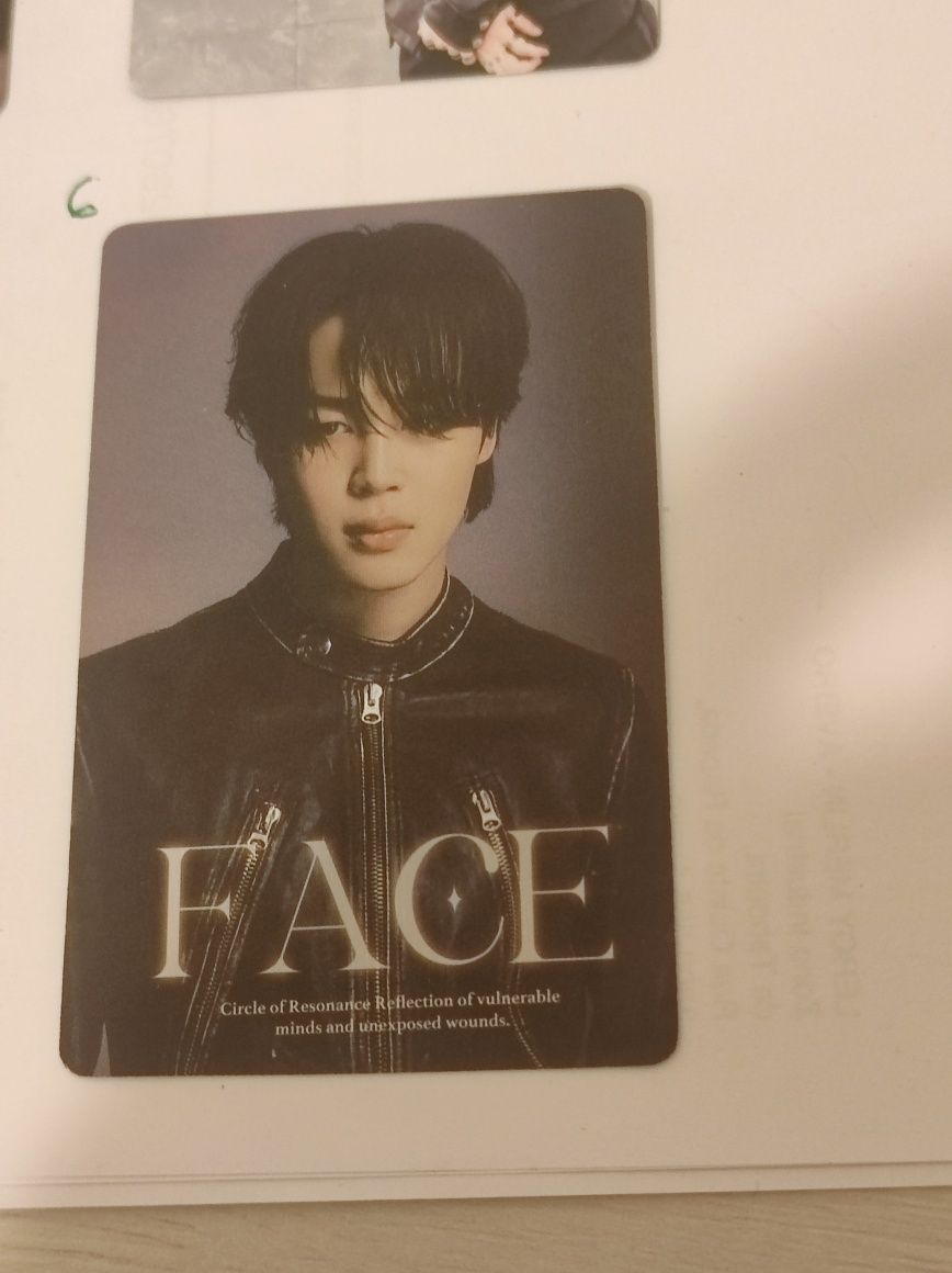 Photocard do Jimin (Face)
Não oficiais.

Uma uni