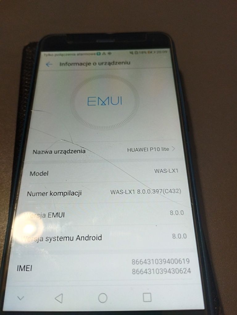 Huawei p10 lite telefon