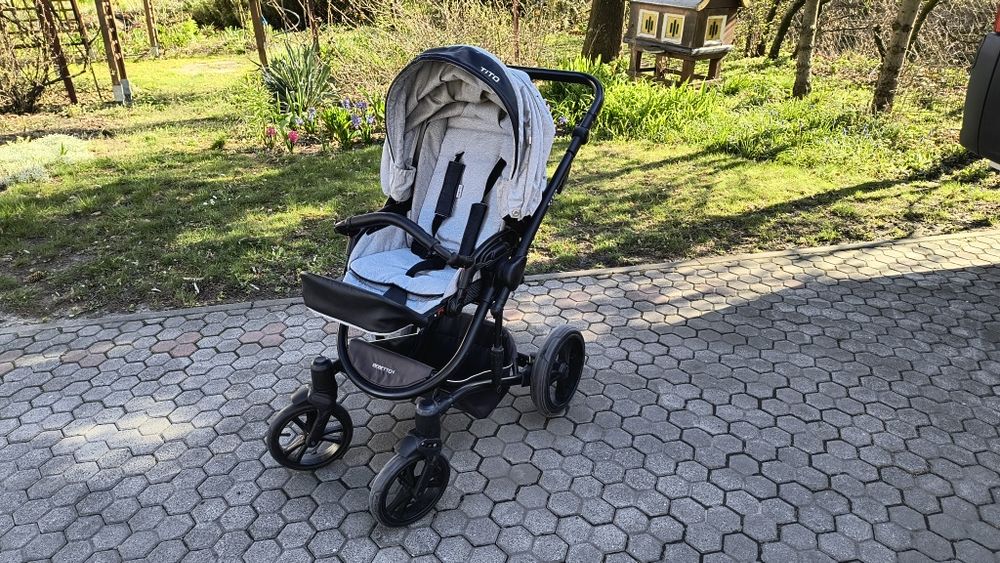 Bebetto Tito wózek 2w1 gondola + spacerówka
