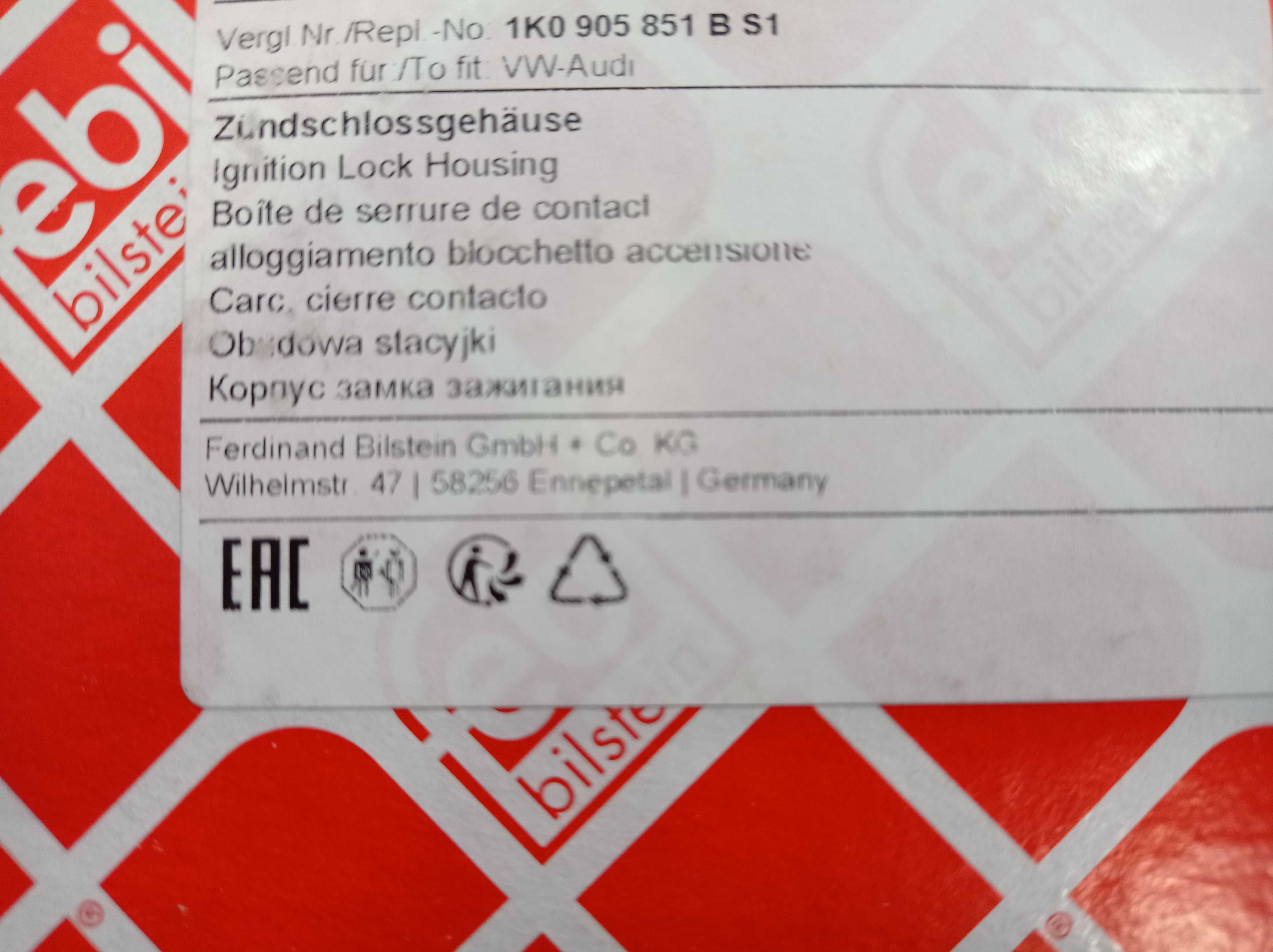 Novo Canhão ignição grupo VW- AUDi-SEAT