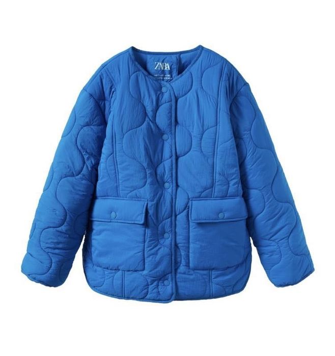 Куртка стьобана zara жіноча підліткова