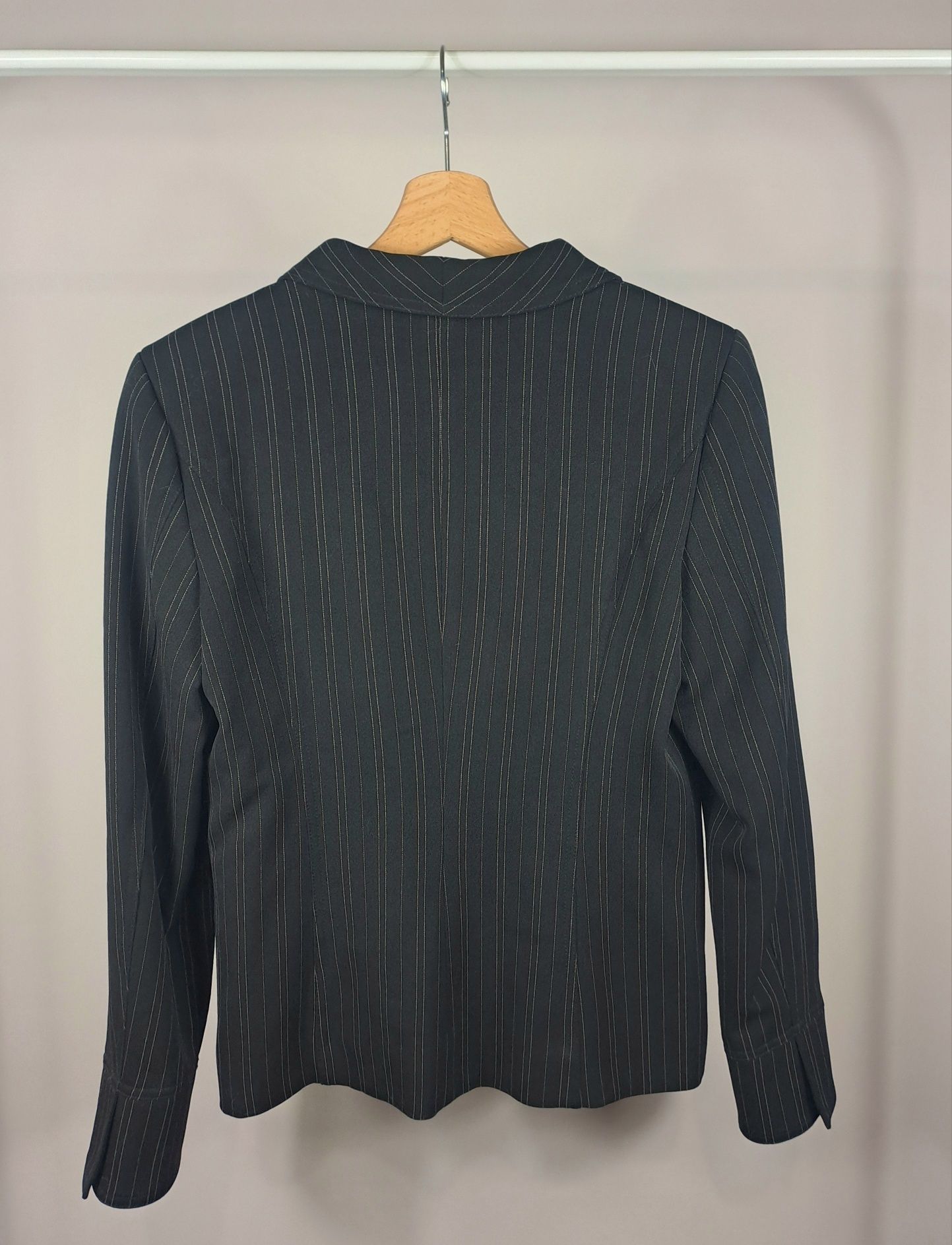 Damski żakiet marynarka vintage oversize r.S  w paski