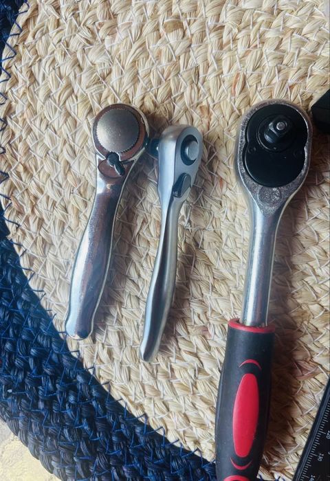 Трещотка 1/4 міні тріскачка торцевий реверсний вороток ключ новий якіс