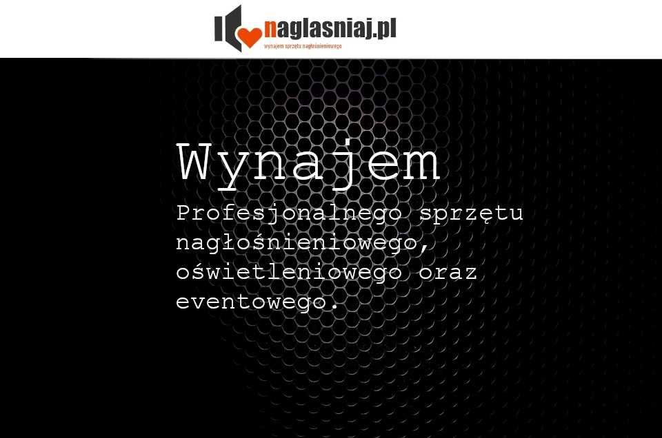 naglasniaj.pl Wynajem nagłośnienia, Warszawa, 18-stka, realizacja