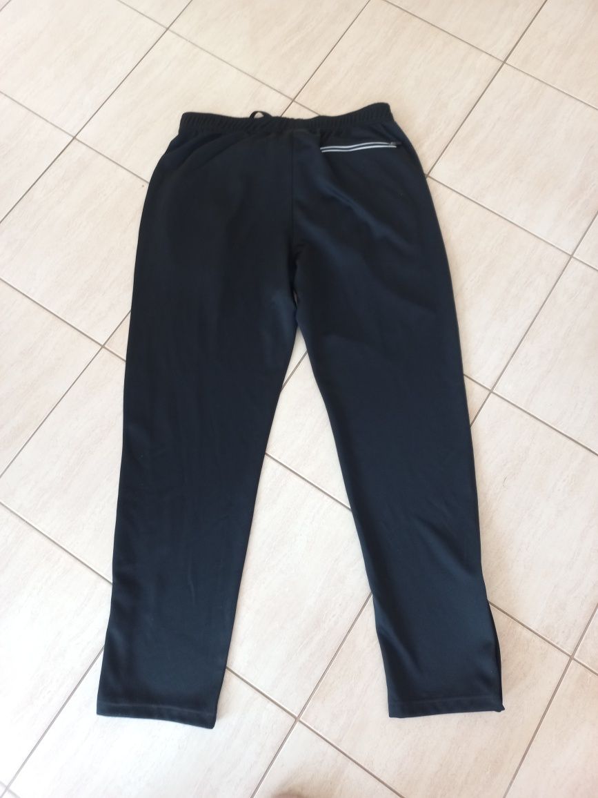 firmowe męskie spodnie dresowe -DUNLOP-XL/XXL-czarne