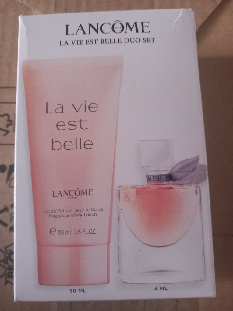 Lancome La Vie Est Belle perfumy 4ml + balsam 50ml