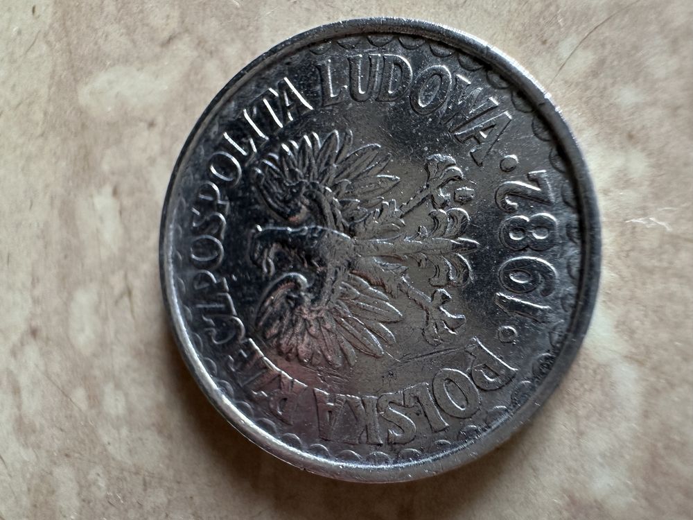 1 zł 1982 moneta prl stan bdb