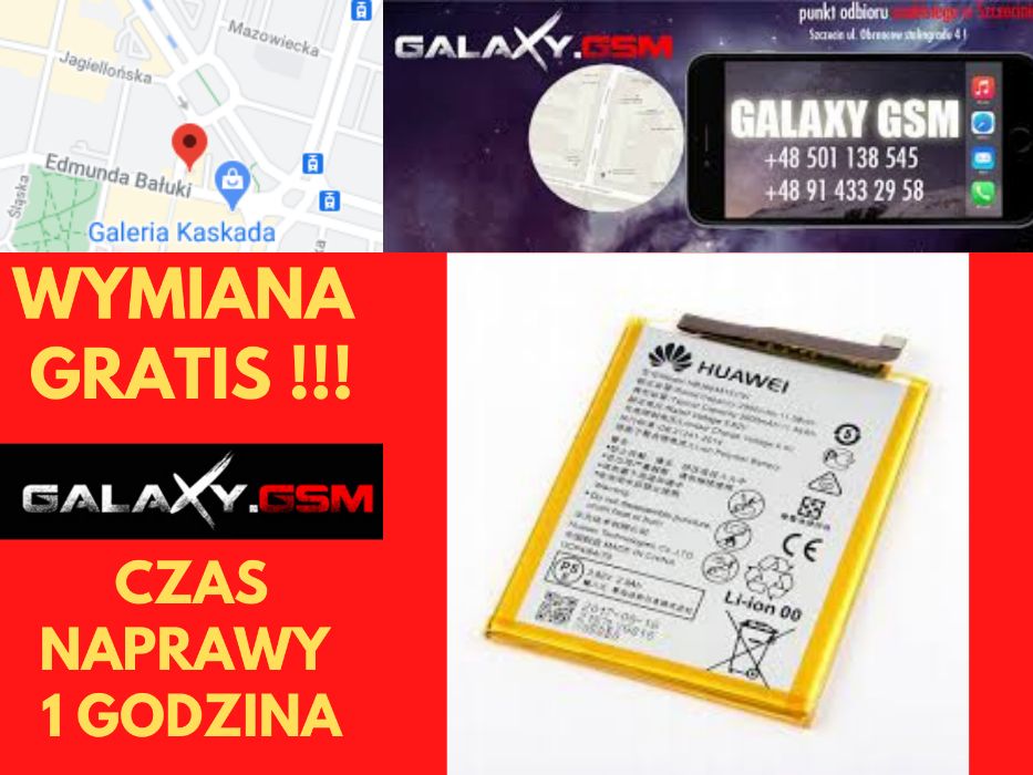 HUAWEI Y6 PRIME 2018 Bateria Oryginał Wymiana GRATIS Szczecin